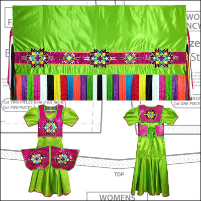 fancy shawl dress designs Patterns