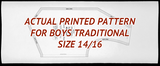 Boys Traditional Outfit: PATTERNS ONLY