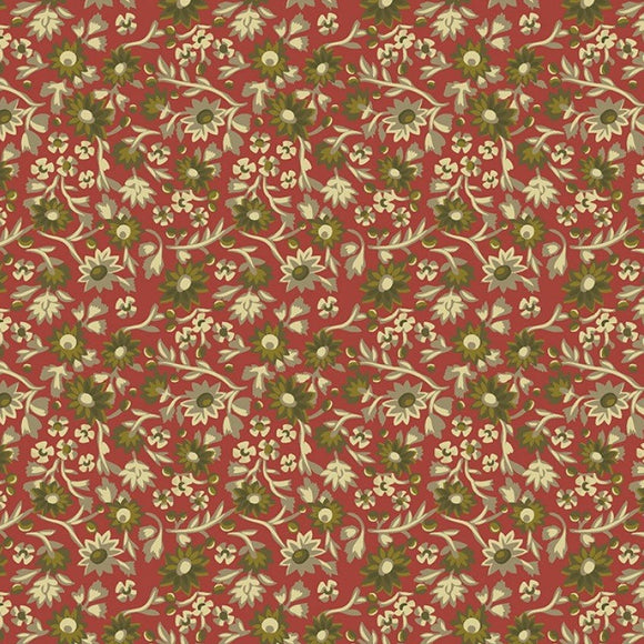 Old Style Red #9 - Cotton Calico