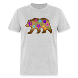 Floral Bear PFD x Bizaanide'ewin Unisex Classic T-Shirt - heather gray