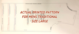 Mens Traditional Outfit: PATTERNS ONLY