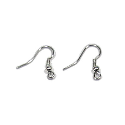 Earring Hooks (Stainless Steel), 3mm