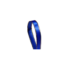 Royal Blue/Gold - 3/8" Metallic Ribbon