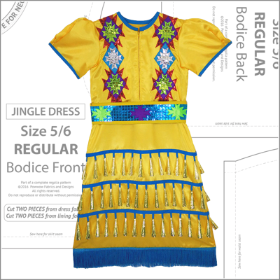 Patterns - Girls Jingle Dress