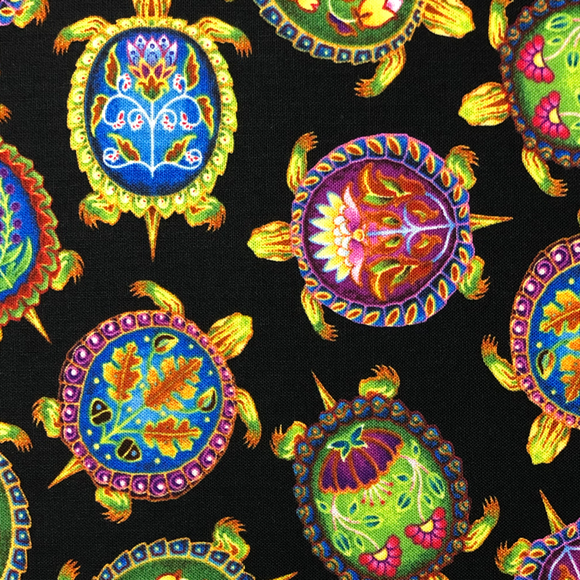 Native Print - Floral Turtle (Display)
