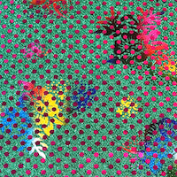 Fabric - Floral Sparkle Dot (Display)