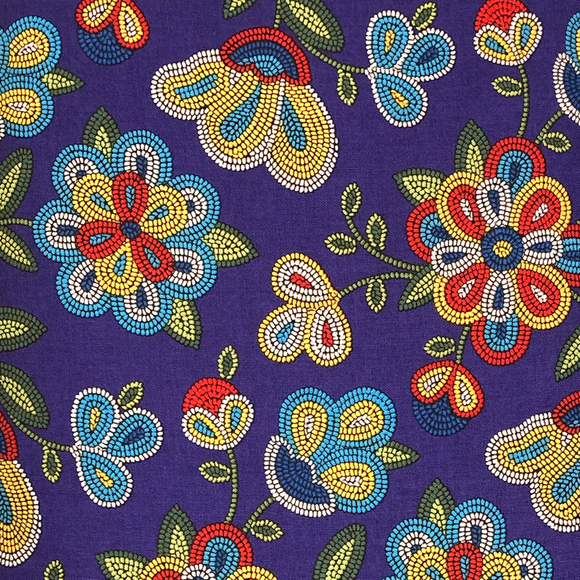 Native Print - Beaded Floral (Display)