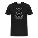 PFD Logo Premium Organic T-Shirt - black