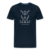PFD Logo Premium Organic T-Shirt - deep navy