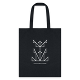 PFD Logo Cotton Tote - black