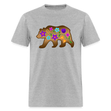 PFD/Bizaanide'ewin Floral Bear Unisex Classic T-Shirt - heather gray
