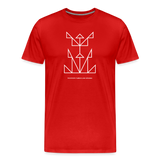 PFD Logo Premium Organic T-Shirt - red