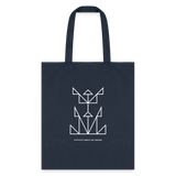 PFD Logo Cotton Tote - navy