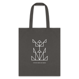 PFD Logo Cotton Tote - charcoal