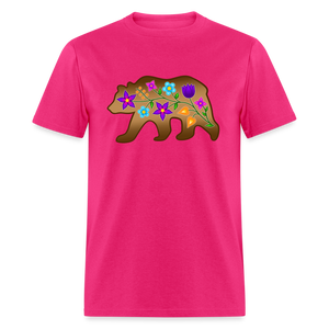 Floral Bear PFD x Bizaanide'ewin Unisex Classic T-Shirt - light heather gray