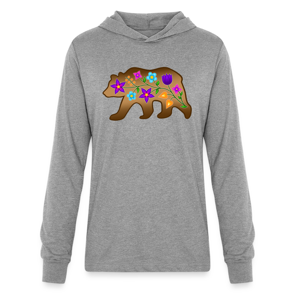 Floral Bear PFD x Bizaanide'ewin Unisex Long Sleeve Hoodie
