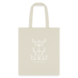 PFD Logo Cotton Tote - natural