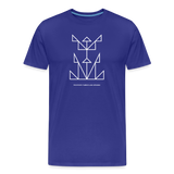 PFD Logo Premium Organic T-Shirt - royal blue