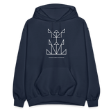 PFD Logo Adult Hoodie - navy