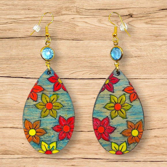 Wood Earrings #8