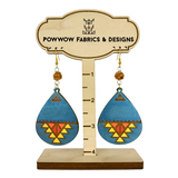 Wood Earrings #17