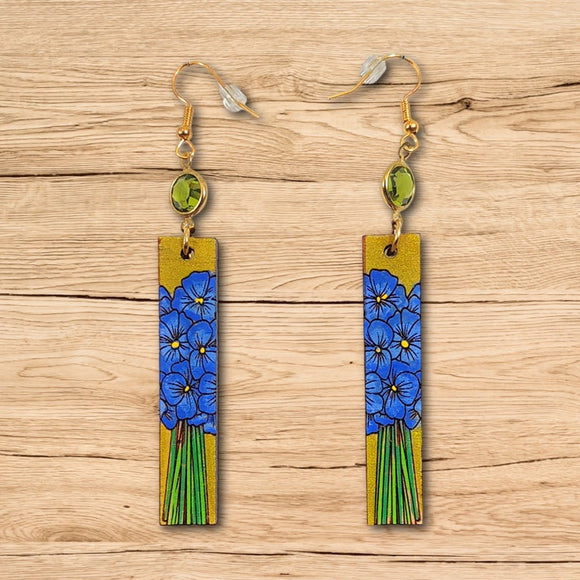 Wood Earrings #27
