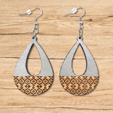 Wood Earrings #38