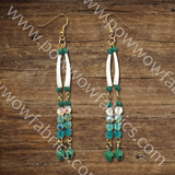 Dentalia Earrings #25 - "Keep It Teal"