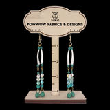 Dentalia Earrings #25 - "Keep It Teal"