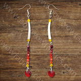 Dentalia Earrings #31 - "That's So Fire"