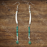 Dentalia Earrings #35 - "In the Bayou"