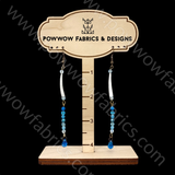 Dentalia Earrings #36 - "Deep Blue Sea"