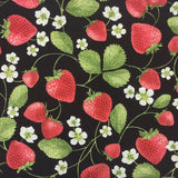 Black #27: Berries - Cotton Calico