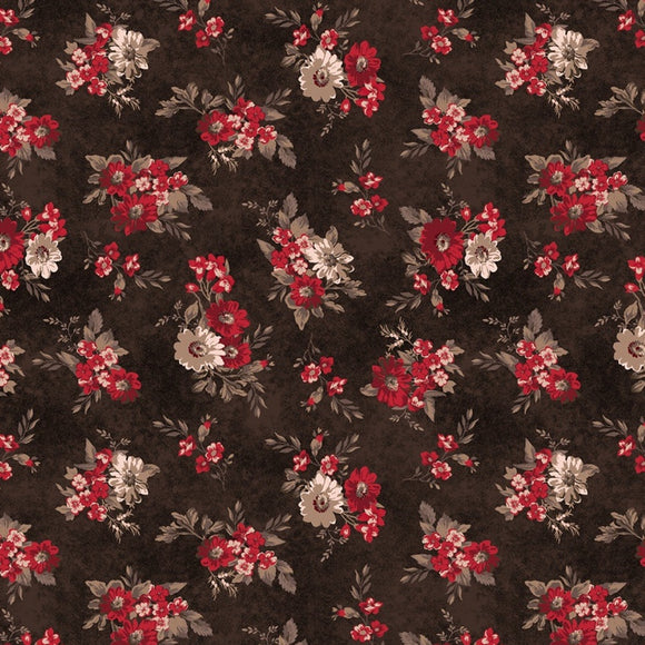 Dark Brown #1 - Cotton Calico