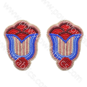 Bubbletop Tulip - Bling Earrings