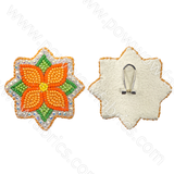 Four Petal Flower - Bling Earrings