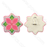 Four Petal Flower - Bling Earrings