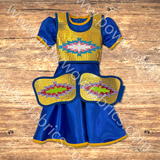 Girls 4-5 Fancy Shawl Outfit