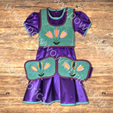 Girls 4-5 Fancy Shawl Outfit (Full Cut)