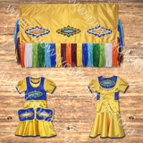 Girls 5-6 Fancy Shawl Outfit