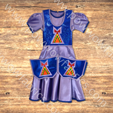 Girls 6-8 Fancy Shawl Outfit