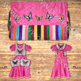 Girls 6-8 Fancy Shawl Outfit