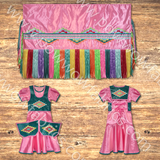 Girls 8-10 Fancy Shawl Outfit