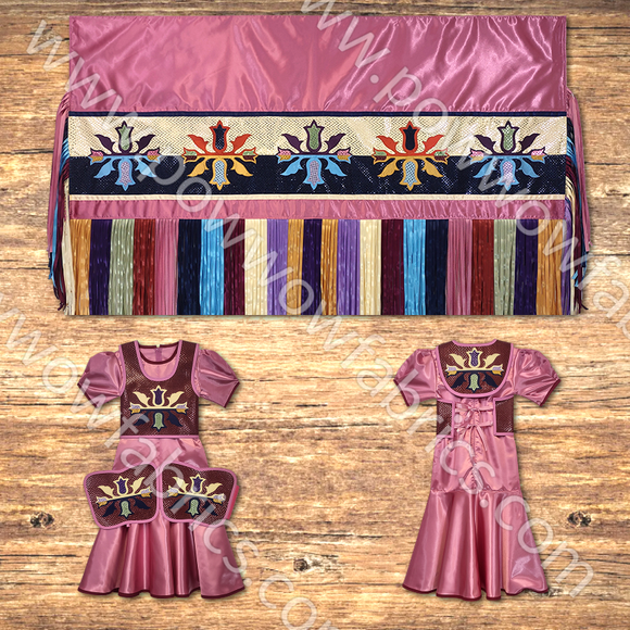 Girls 10-12 Fancy Shawl Outfit