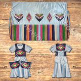 Girls 10-12 Fancy Shawl Outfit (Full Cut)
