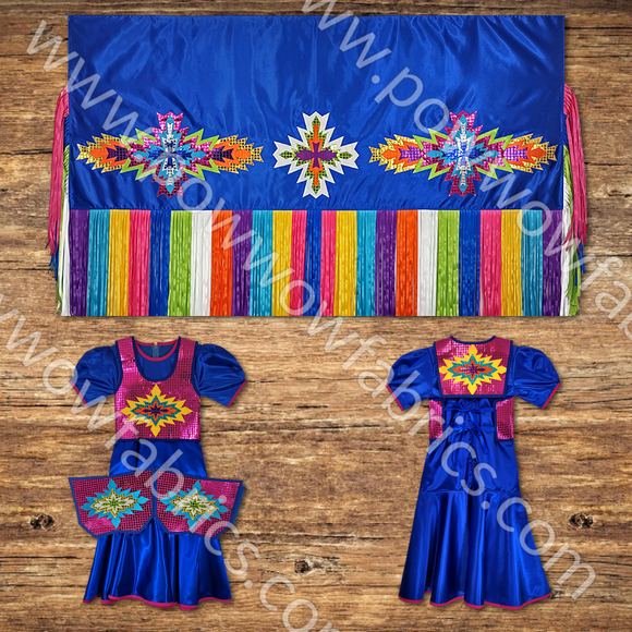 Girls 12-14 Fancy Shawl Outfit