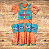 Girls 12-14 Fancy Shawl Outfit (Full Cut)