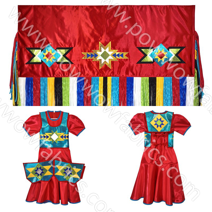 Regalia Fancy Shawl Powwow Fabrics and Designs