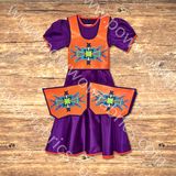 Girls 14-16 Fancy Shawl Outfit