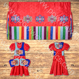 Girls 14-16 Fancy Shawl Outfit (Full Cut)